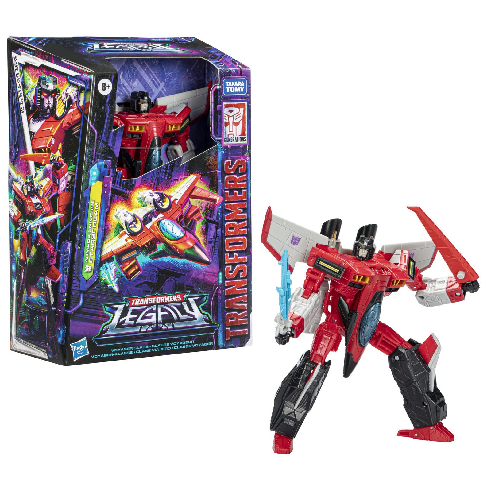 トランスフォーマー レガシー ボイジャー アルマダ スタースクリーム アクションフィギュア / Transformers Generations Legacy Voyager (Armada Starscream) F3056 