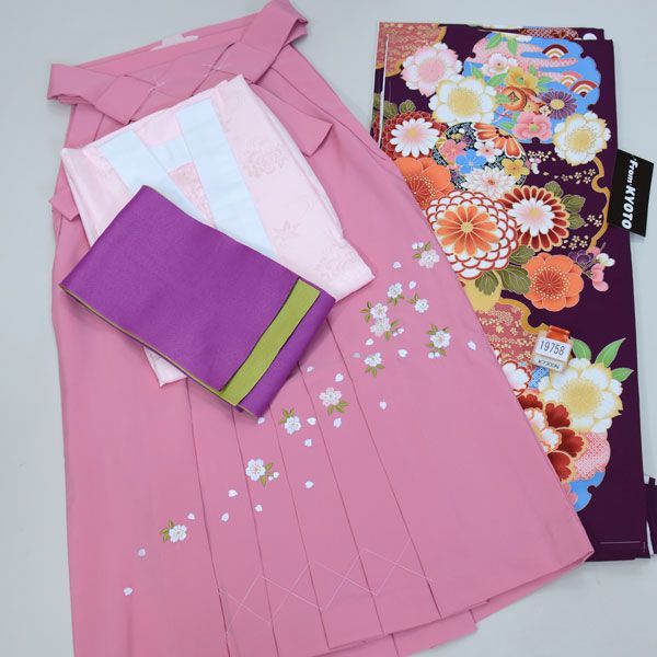 二尺袖 着物 袴フルセット From KYOTO 卒業式に NO19758 - メルカリ