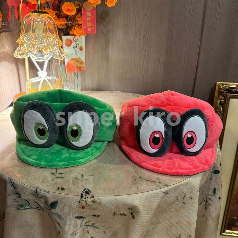 2個セット マリオオデッセイ キャッピー マリオの帽子 ルイージ帽子 ユニバUSJコスプレ - メルカリ