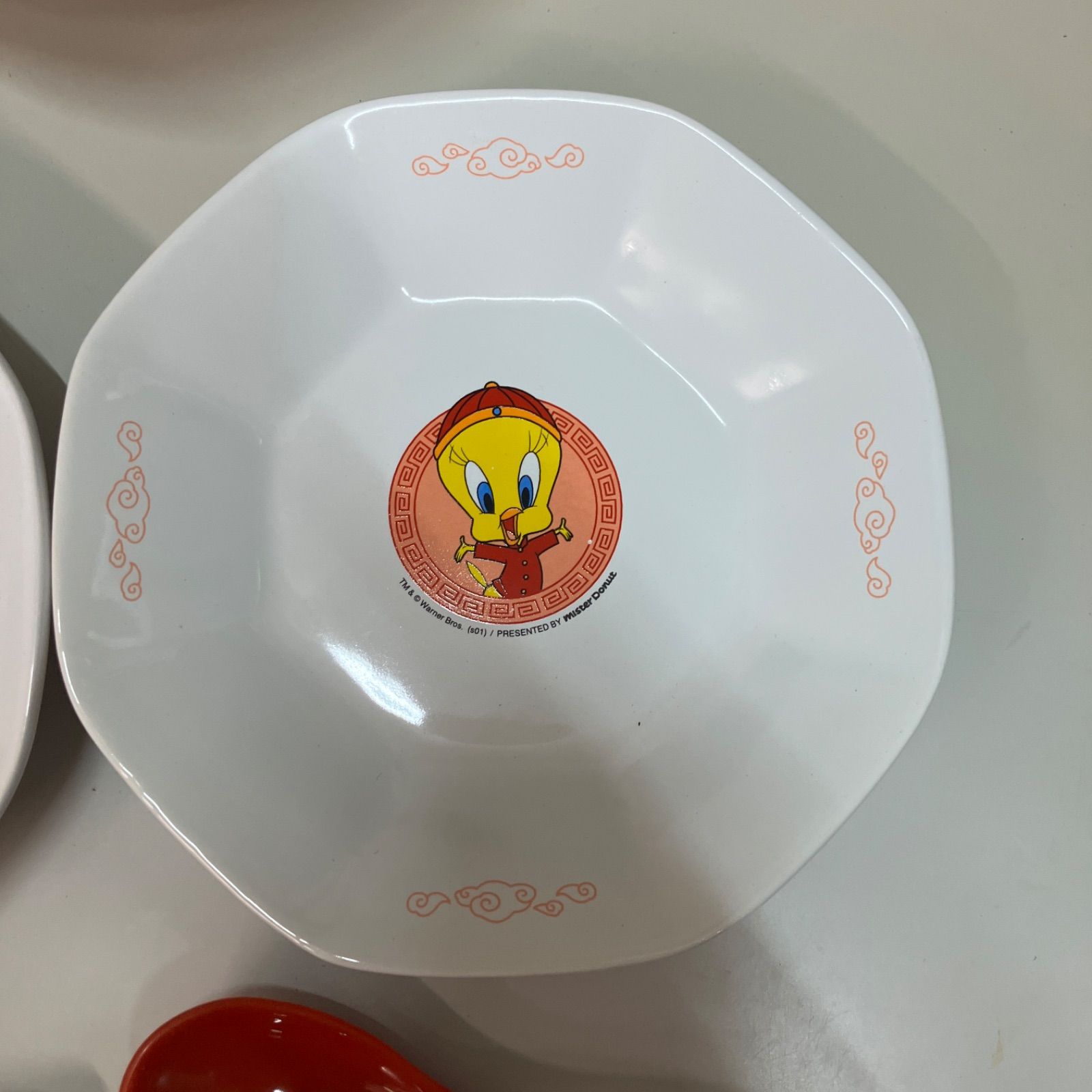 新品 ミスド トゥイーティー ラーメン丼 4点チャーハン皿 中華皿3点の