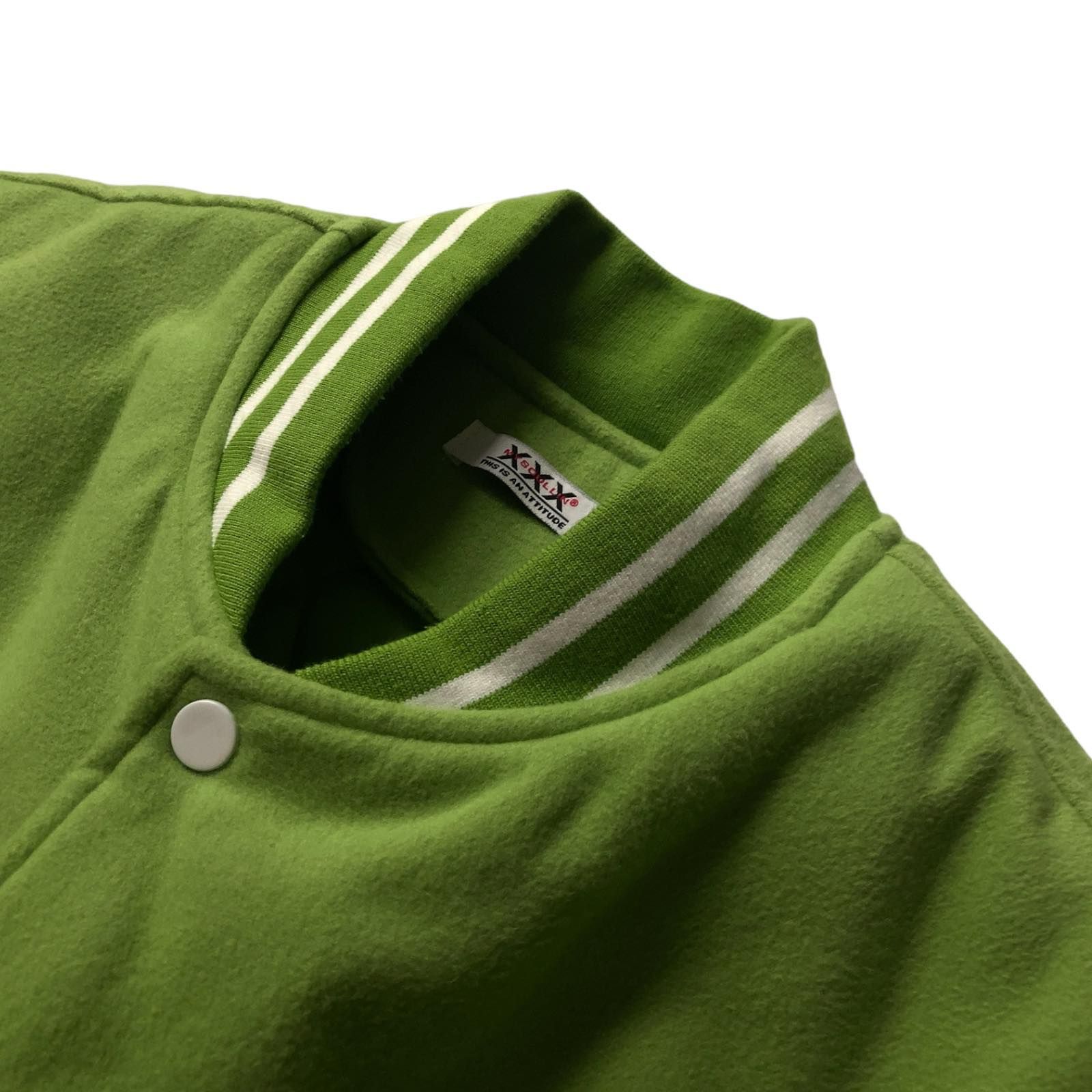 中古品】MY SOUL LIN 無楽不作 麻雀 スタジャン XL 緑 ライト