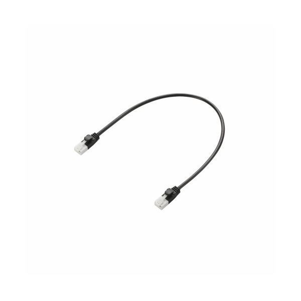 (まとめ)エレコム ツメ折れ防止短尺LANケーブル(Cat6準拠) LD-GPY