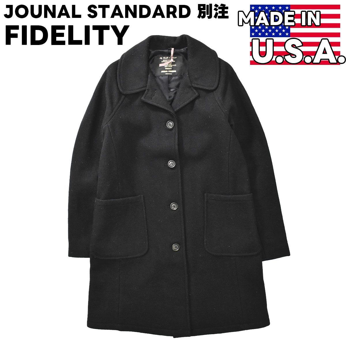 【masa】【新品】Fidelity ダッフルコート 米国製 サイズM masa】【新品】Fidelity ダッフルコート 米国製 サイズM FIDELITY