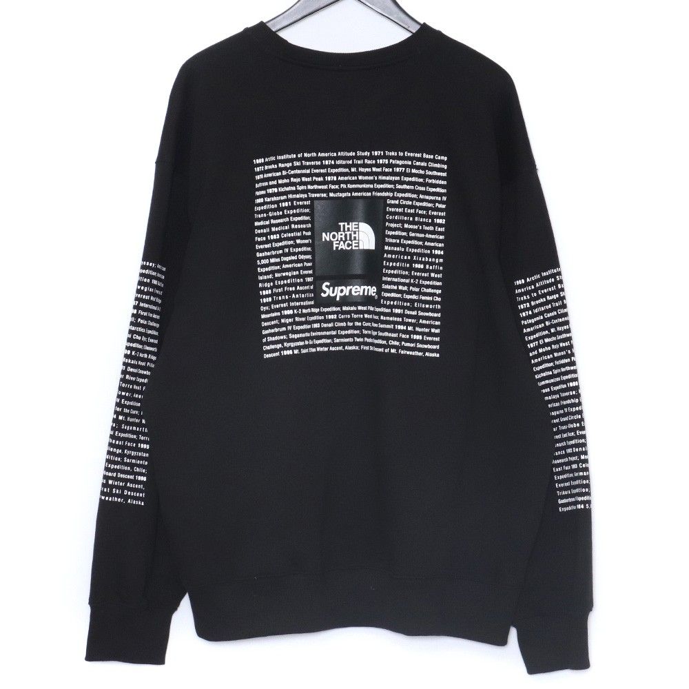 メンズSUPREME × THE NORTH FACE Crewneck Sweat XLサイズ