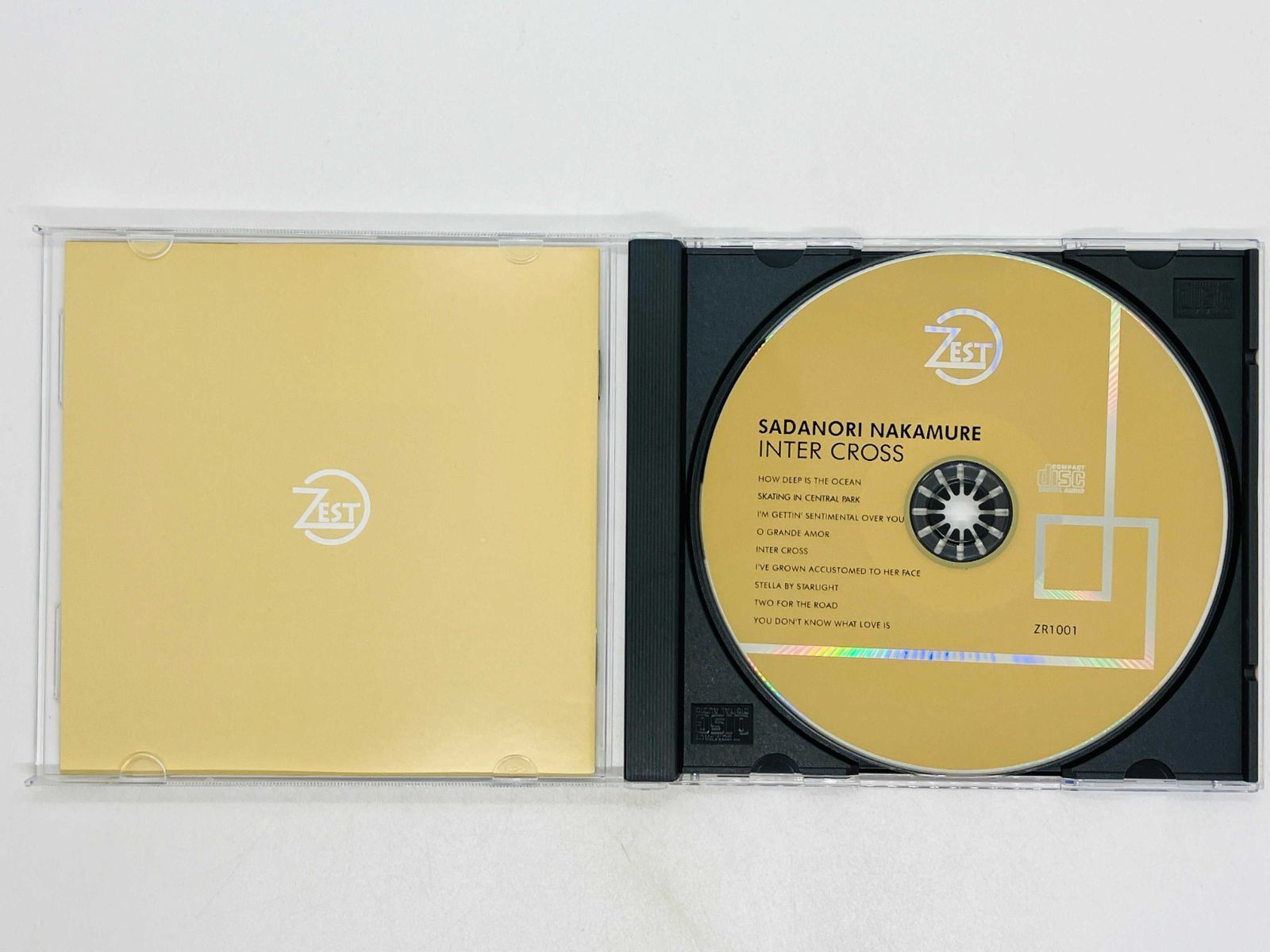 【CD】 中牟礼貞則 / インタークロス　ZR1001 ギタートリオ　帯付 CD 中牟礼貞則 インタークロス nakamure sadanori inter cross ZR1001