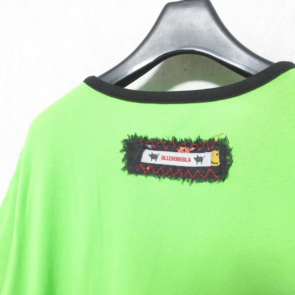 OLLEBOREBLA アルベロベロ　半袖Tシャツ オリーブグリーン 緑 OLLEBOREBLA アルベロベロ 半袖Tシャツ オリーブグリーン 緑