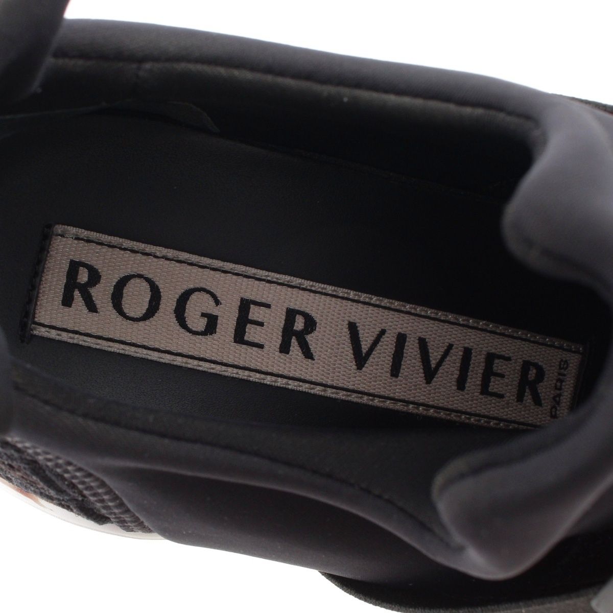 ロジェヴィヴィエ ヴィヴ ラン ファブリック スニーカー  