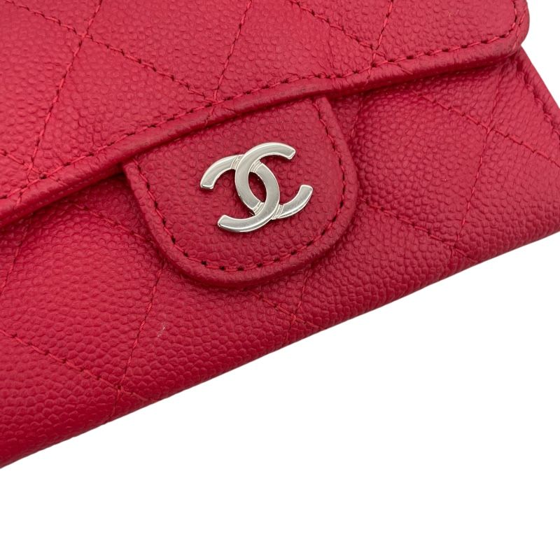 シャネル CHANEL クラシックフラップ カードケース AP0214