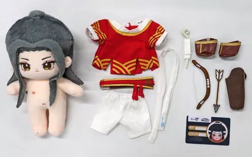 【】ぬいぐるみ 藍忘機(騎射服Ver.) 着せ替えぬいぐるみ 20cm 「魔道祖師」