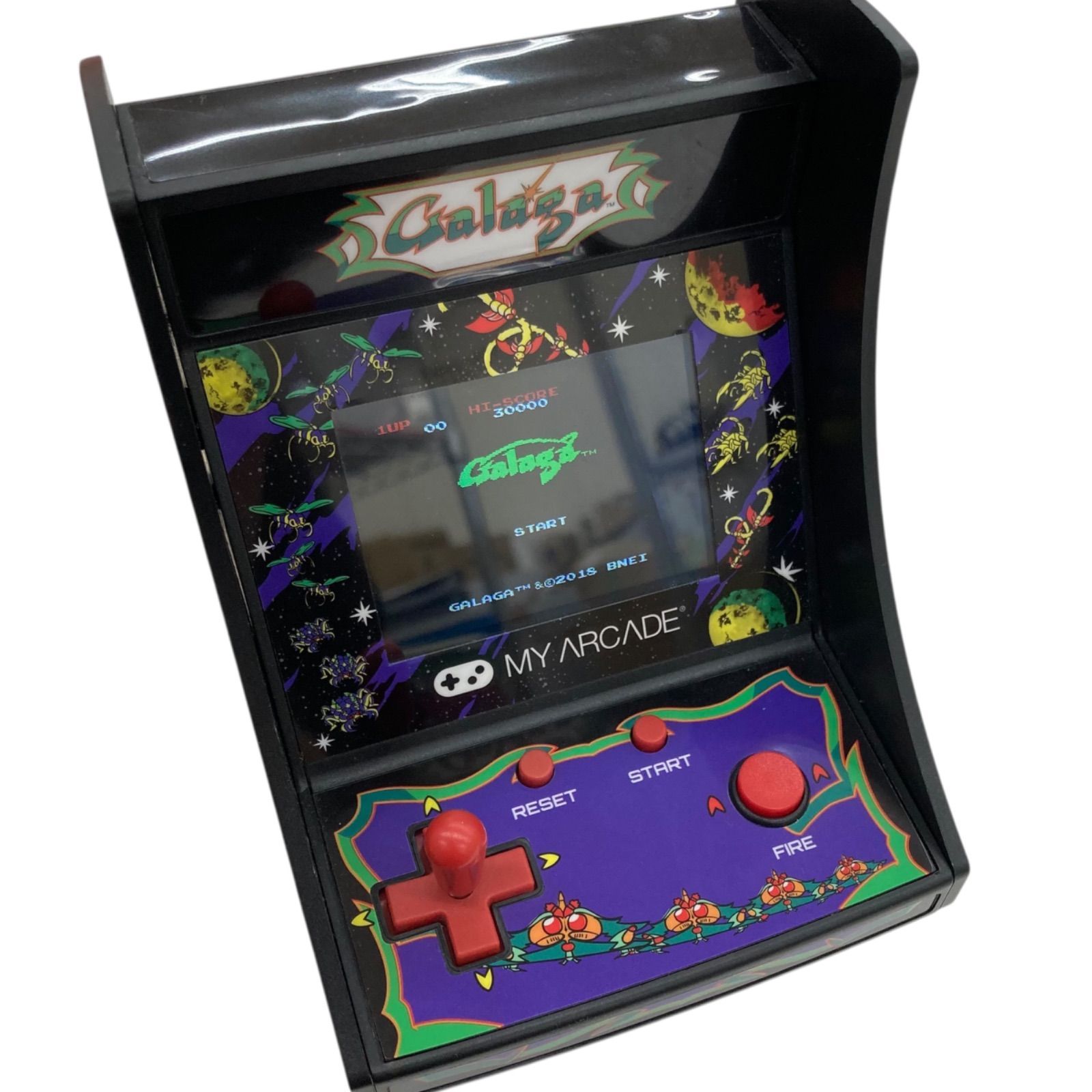 186000 現状品 BANDAI バンダイナムコ ミニレトロゲーム パックマン 