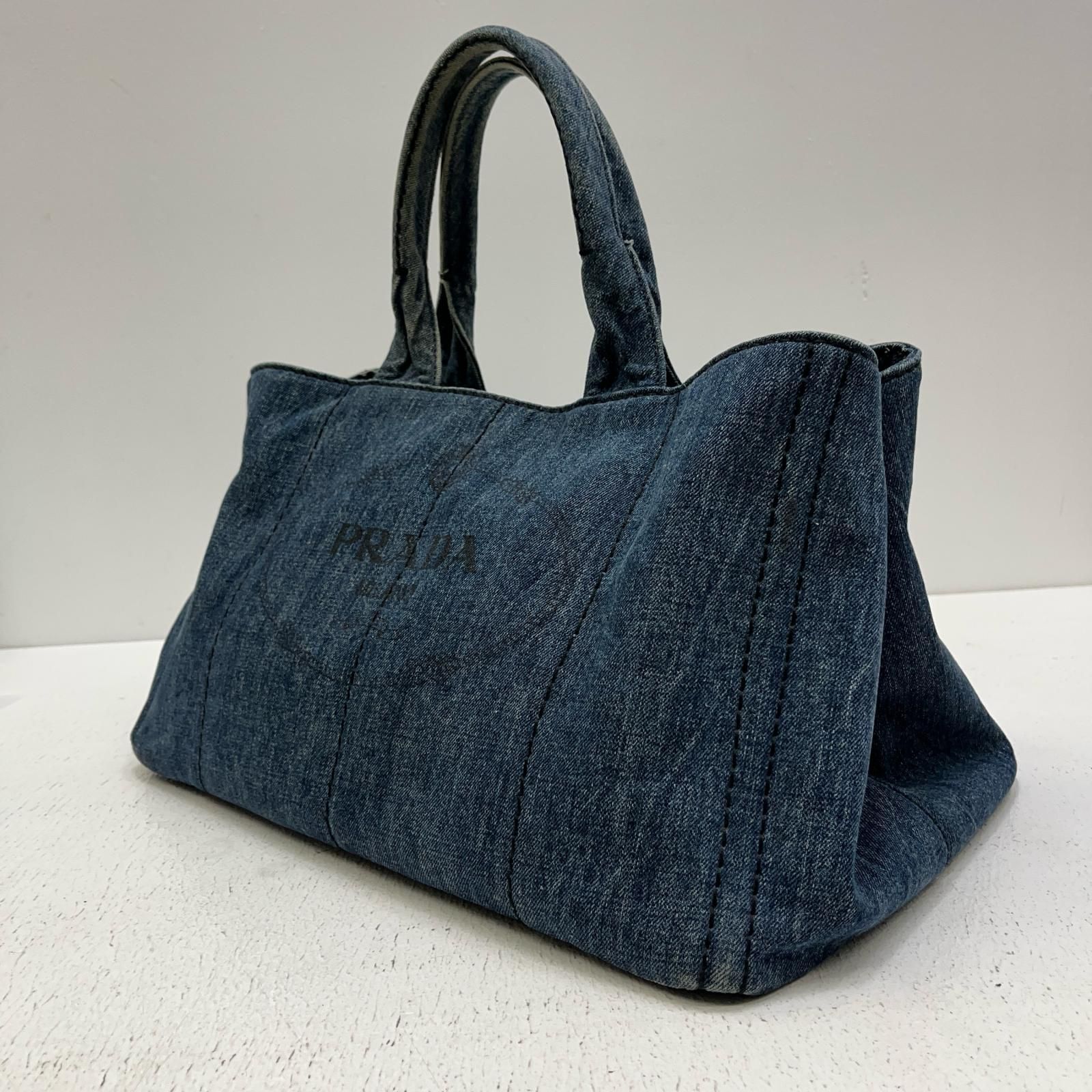 加古川店 PRADA | プラダ トートバッグ デニム B1872B カナパ 122