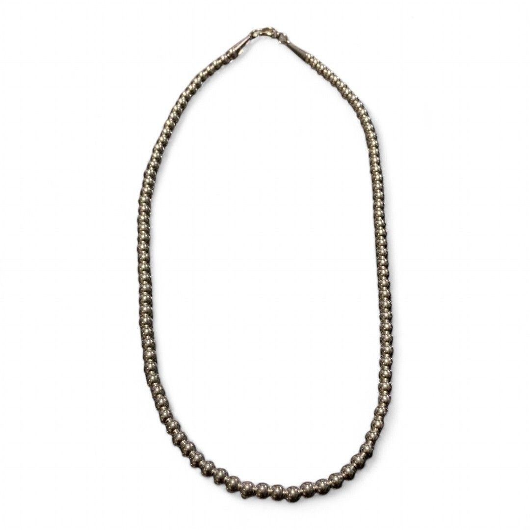 【Harpo/アルポ】ナバホパール4mm 50cmネックレス Harpo HARPO アルポ Navajo round and saucer silver beads