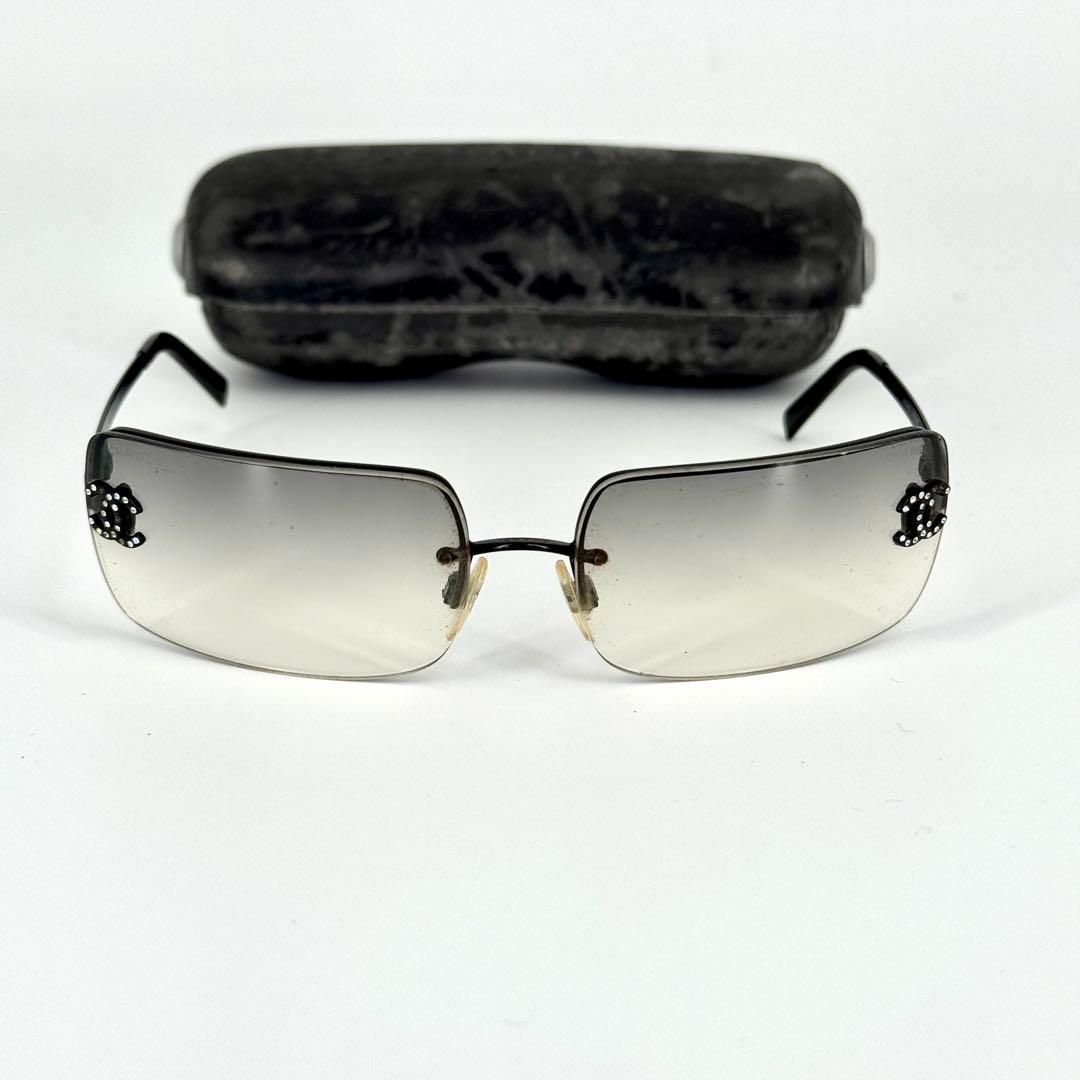 CHANEL サングラス リムレス 4104 グラデーション ココマーク y2k