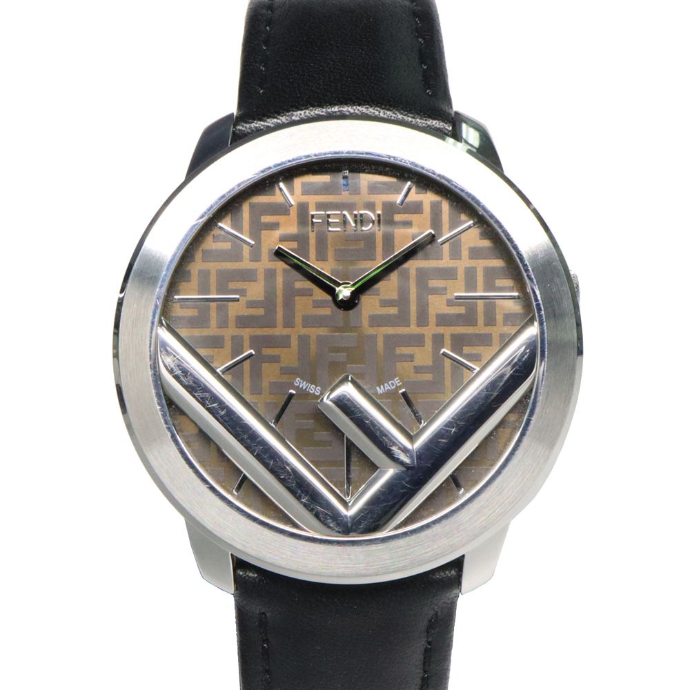 FENDI　フェンディ　エフ・イズ・フェンディ・ラナウェイ　28MM　F710021011　SS/革　女性用クオーツ時計 フェンディ エフ イズ フェンディ ラナウェイ F710021011 200