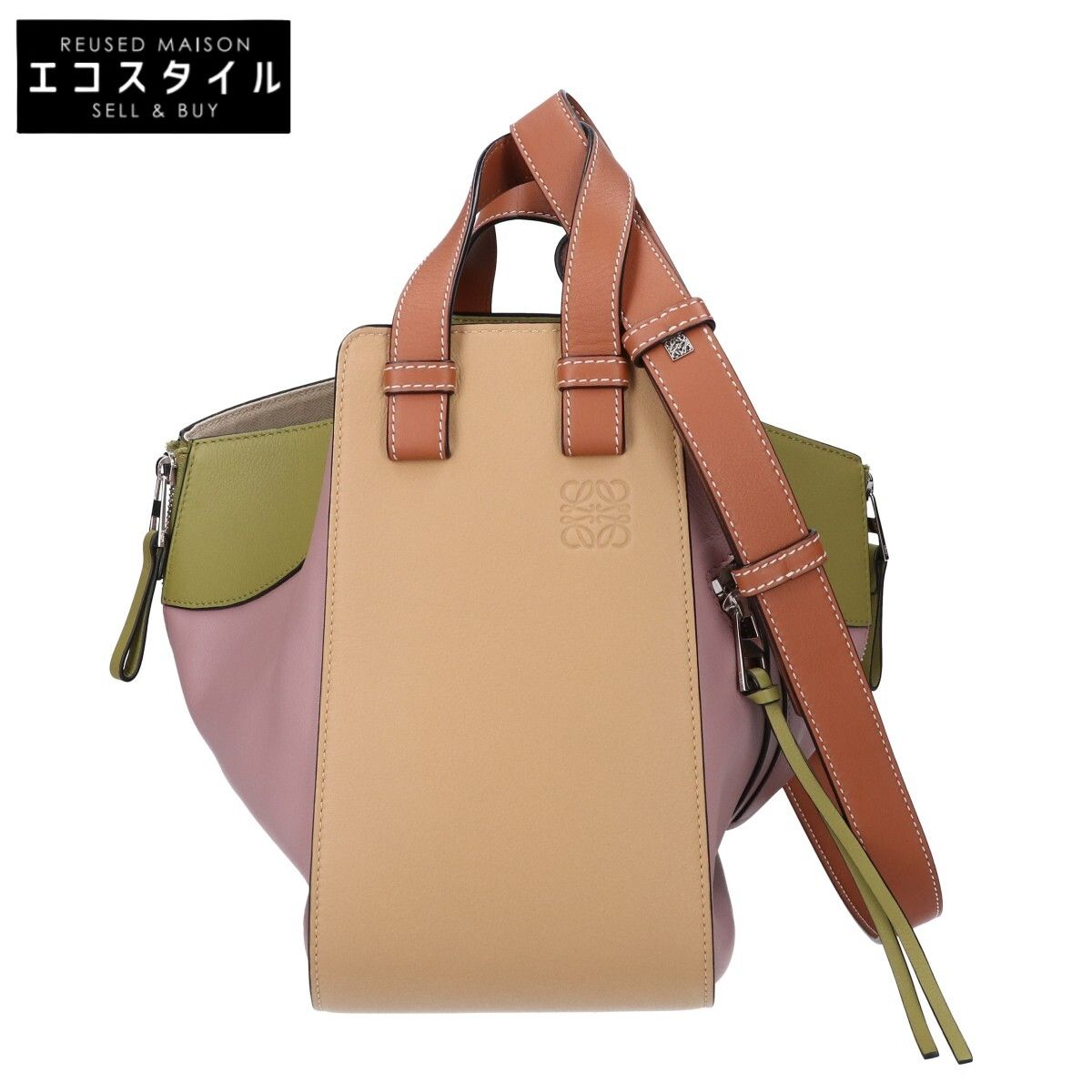 LOEWE ロエベ 新品同様 387.30DS35 クラシックカーフ ハンモック スモールバッグ - メルカリ