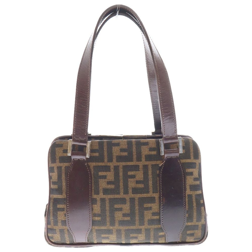 Fendi フェンディズッカ柄FFロゴ キャンバスバッグ Fendi フェンディ