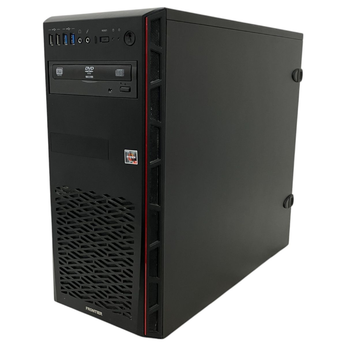 BTOパソコン FRONTIER デスクトップ PC Ryzen 7 3700X 32GB SSD 1TB HDD 2TB RTX 2060 SUPER Win10 M9828449