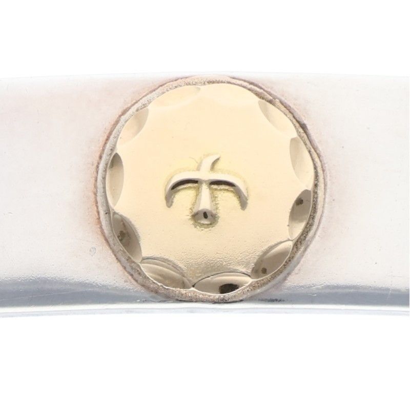 goros 銀爪平打ちブレス M ゴローズgoro's爪付き平打ちバングル サイズM