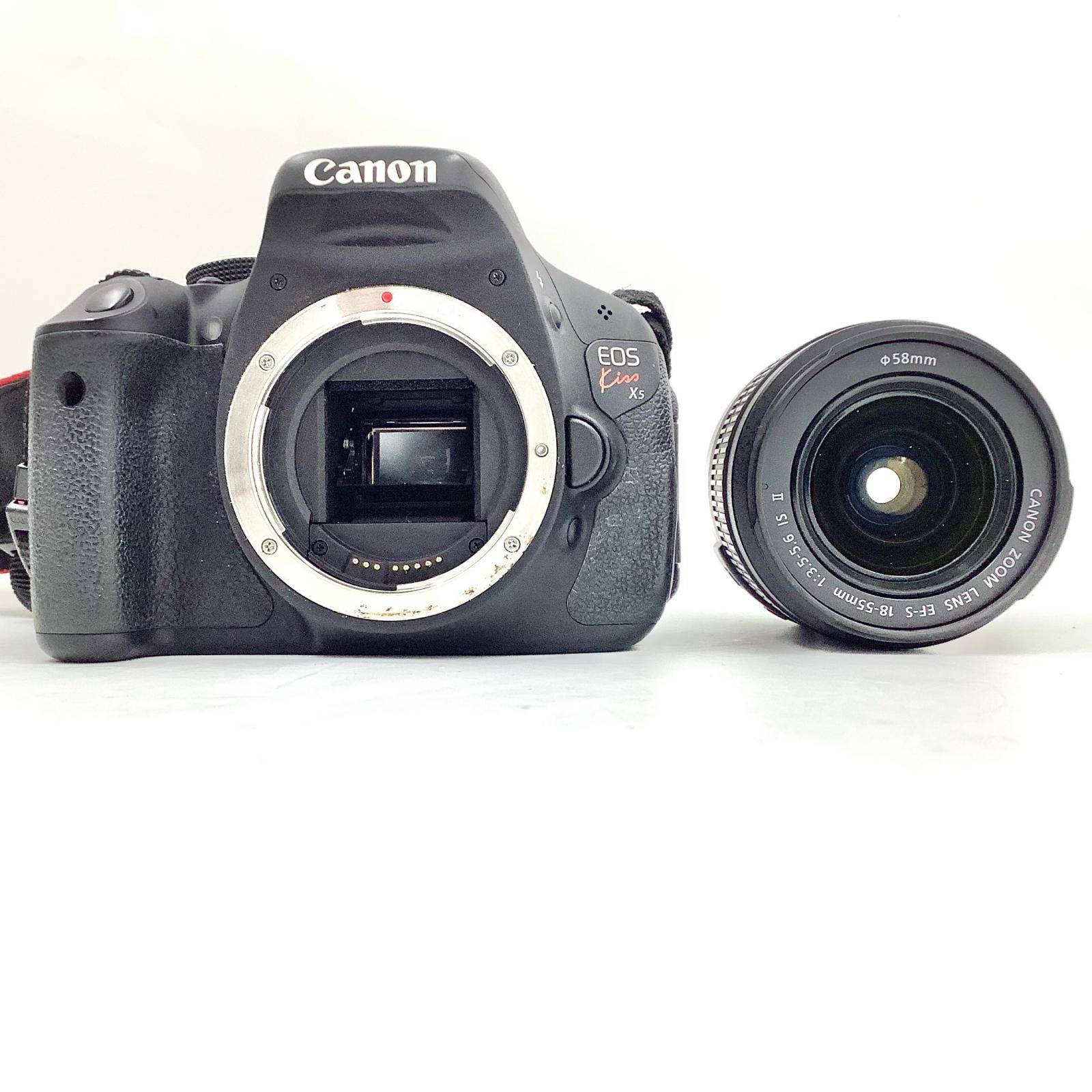 Canon EOS KISSデジタル一眼レフカメラセット 動作未確認 Canon EOS Kiss Digital X ダブルズームキット 動作未確認 【公式通販】