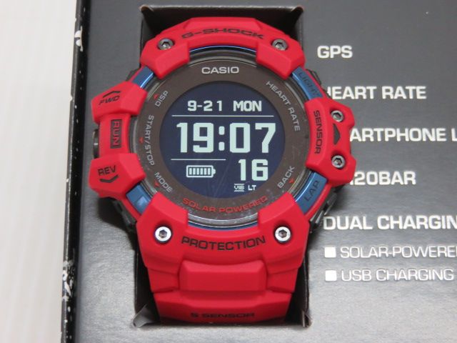 中古品】 カシオ CASIO ジー・スクワッド G-SQUAD GBD-H1000-4JR メンズ レッド 〇YR-11472〇 - メルカリ