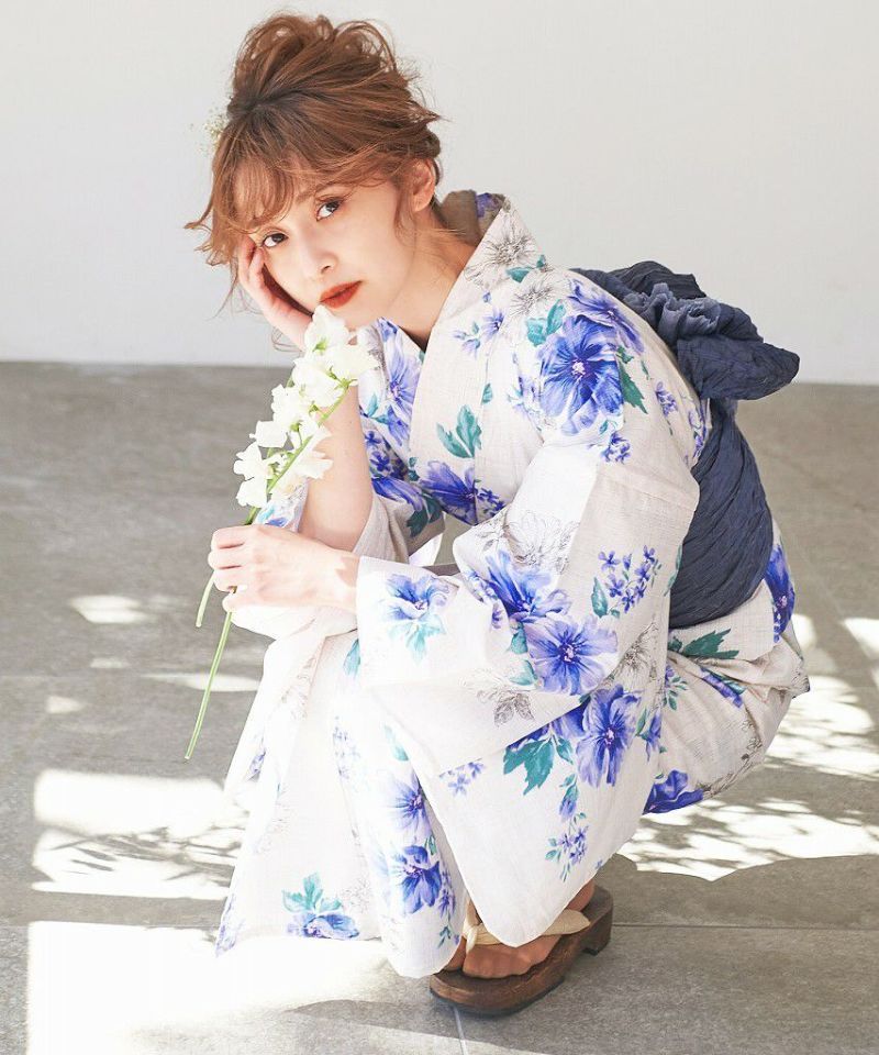 京の水墨画】 Dita 浴衣 楽天市場】浴衣 レディース 5点セット