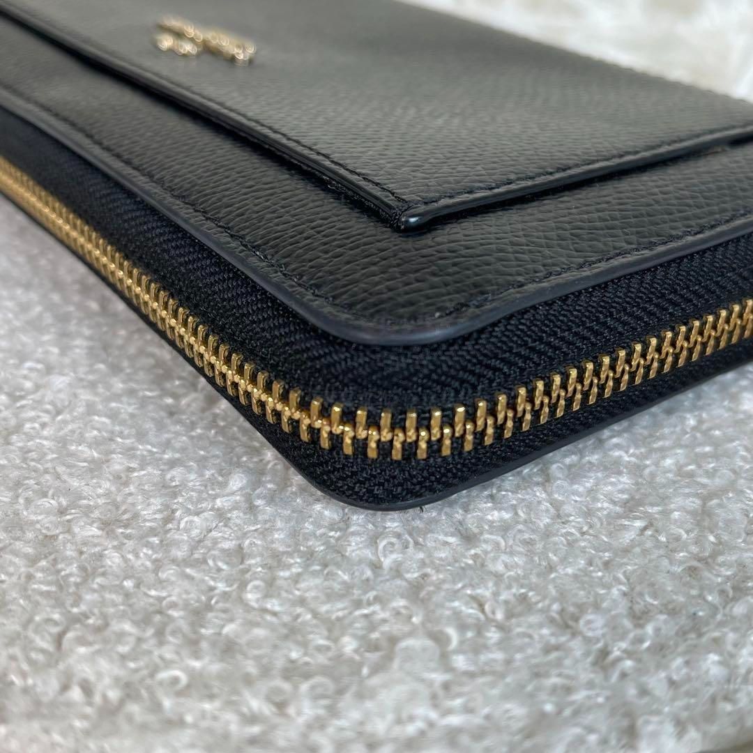 2点セット COACH 長財布 コインケース　52648 64064 ブラック 2点セット COACH 長財布 コインケース 52648 64064 ブラック