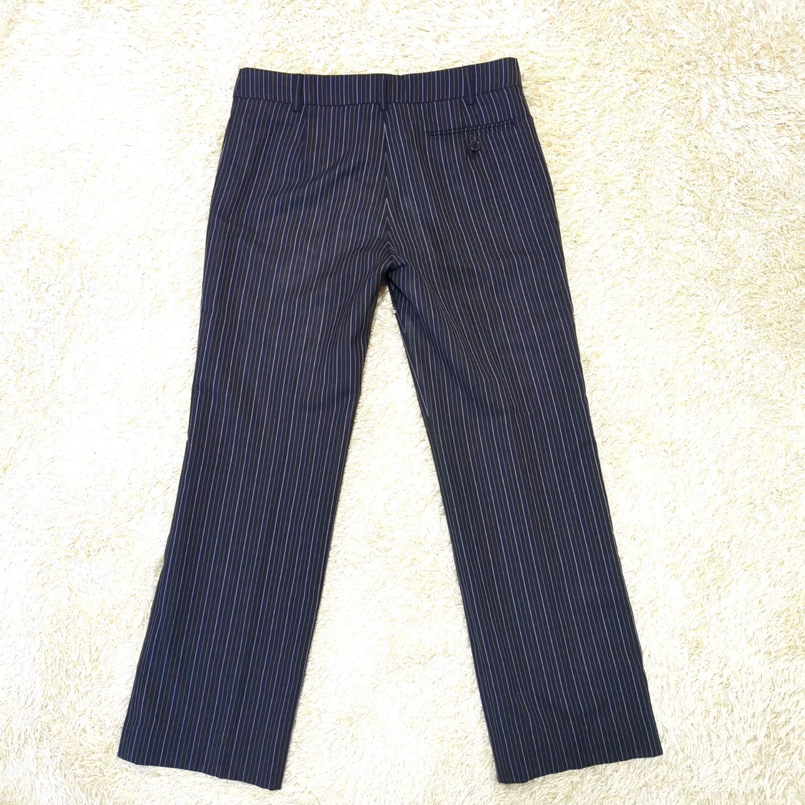 【外観美品】Paul Smith　総柄裏地　パンツスーツ　ストライプ　38／M 外観美品】Paul Smith総柄裏地パンツスーツストライプ38／M