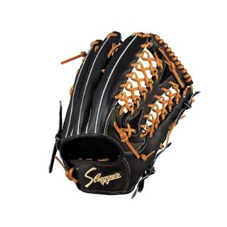 KUBOTA SLUGGER 久保田スラッガー  KSG-SPBブラック/タン 硬式グラブ 外野手用  (C-1934)、ブラック/タン