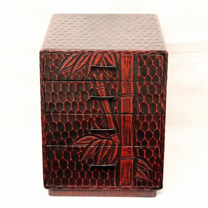 鎌倉彫・小箪笥・No.181022-25・梱包サイズ80 - メルカリ