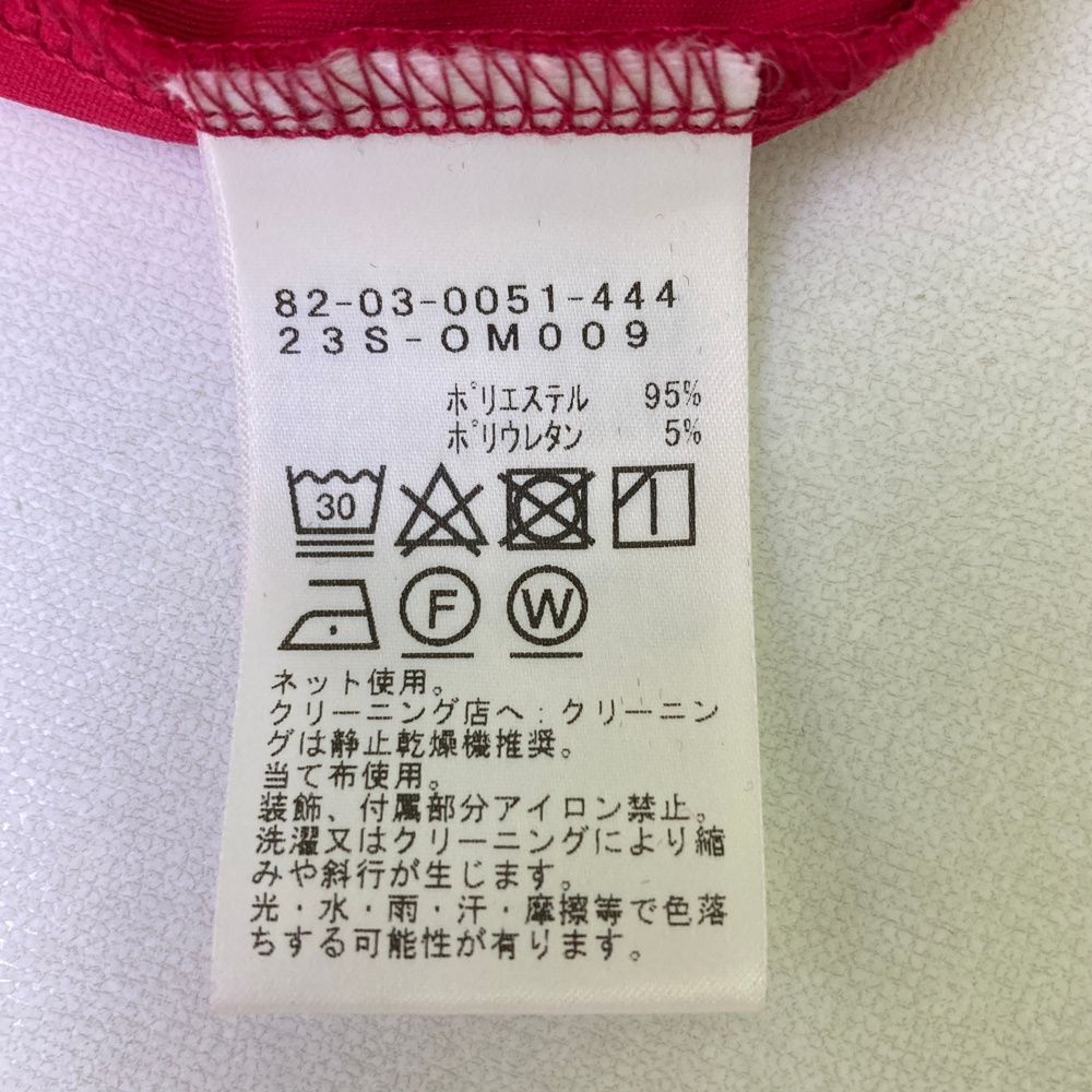 サイズ：L BEAMS GOLF ビームスゴルフ 2023年モデル ハイネック半袖Tシャツ  レッド系 [240101494763] ゴルフウェア メンズ ストスト サイズ：L BEAMS GOLF ビームスゴルフ 2023年モデル ハイネック半袖T