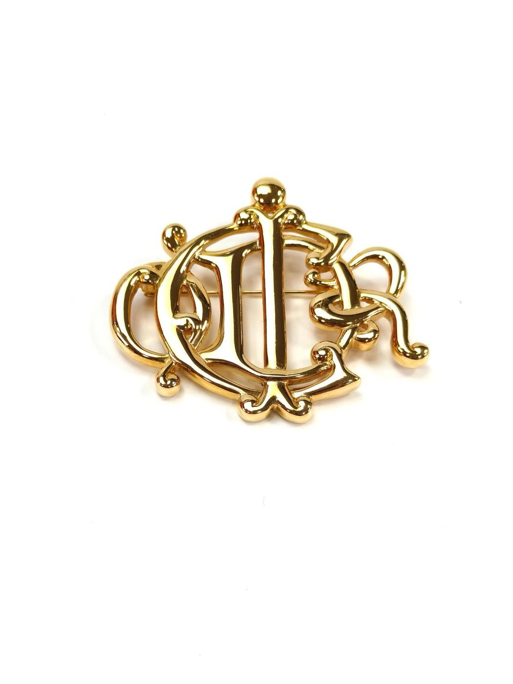 Christian Dior クリスチャン ディオール ブローチ エンブレム Christian Dior クリスチャン ディオール ブローチ エンブレム
