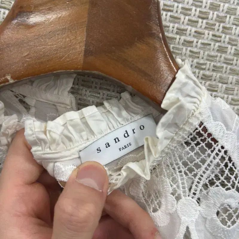  サンドロ レース エスニック 長袖Tシャツ 85 D 11883 長袖 Tシャツ カットソー