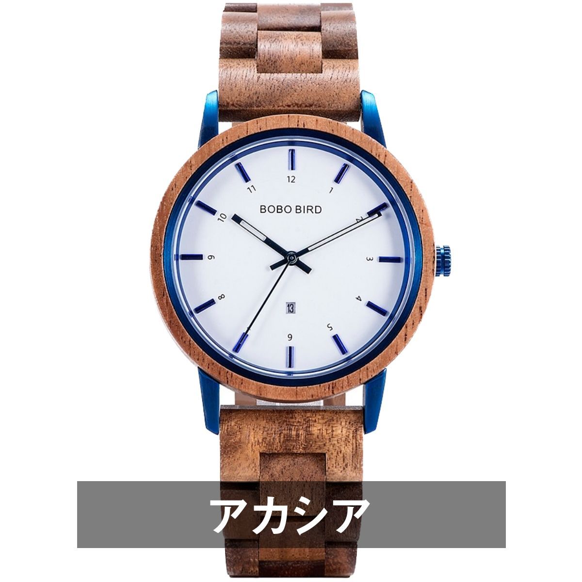 木製腕時計 メンズ レディース ウッドウォッチ 文字盤大きい