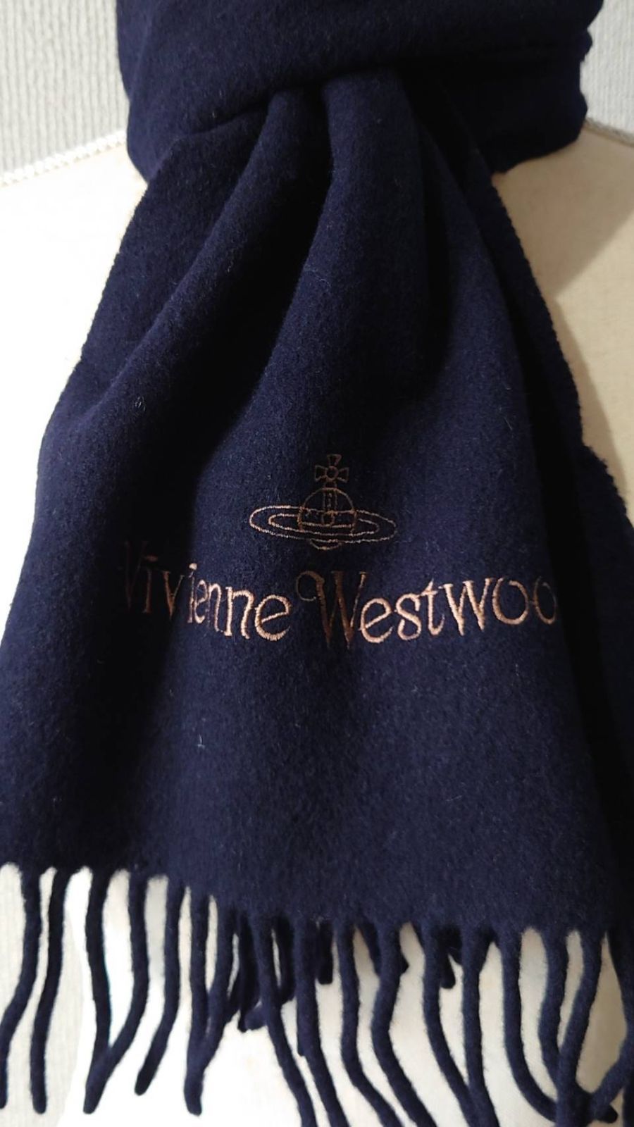 ヴィヴィアンウエストウッド ビッグオーブ ウール 100% マフラー イタリア製 Vivienne Westwood（ヴィヴィアンウエストウッド） 並行輸入品