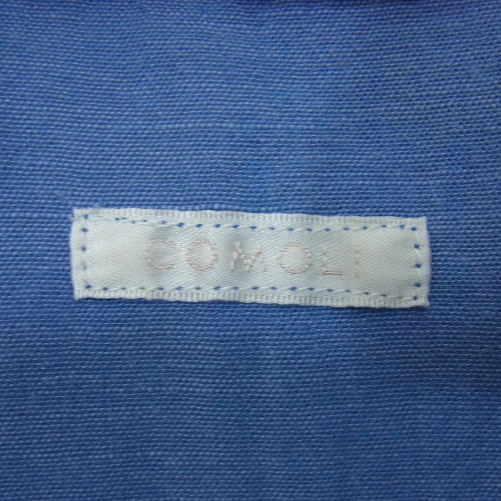 COMOLI 21SS ベタシャン シャツ 1 カーキ T01-02012-