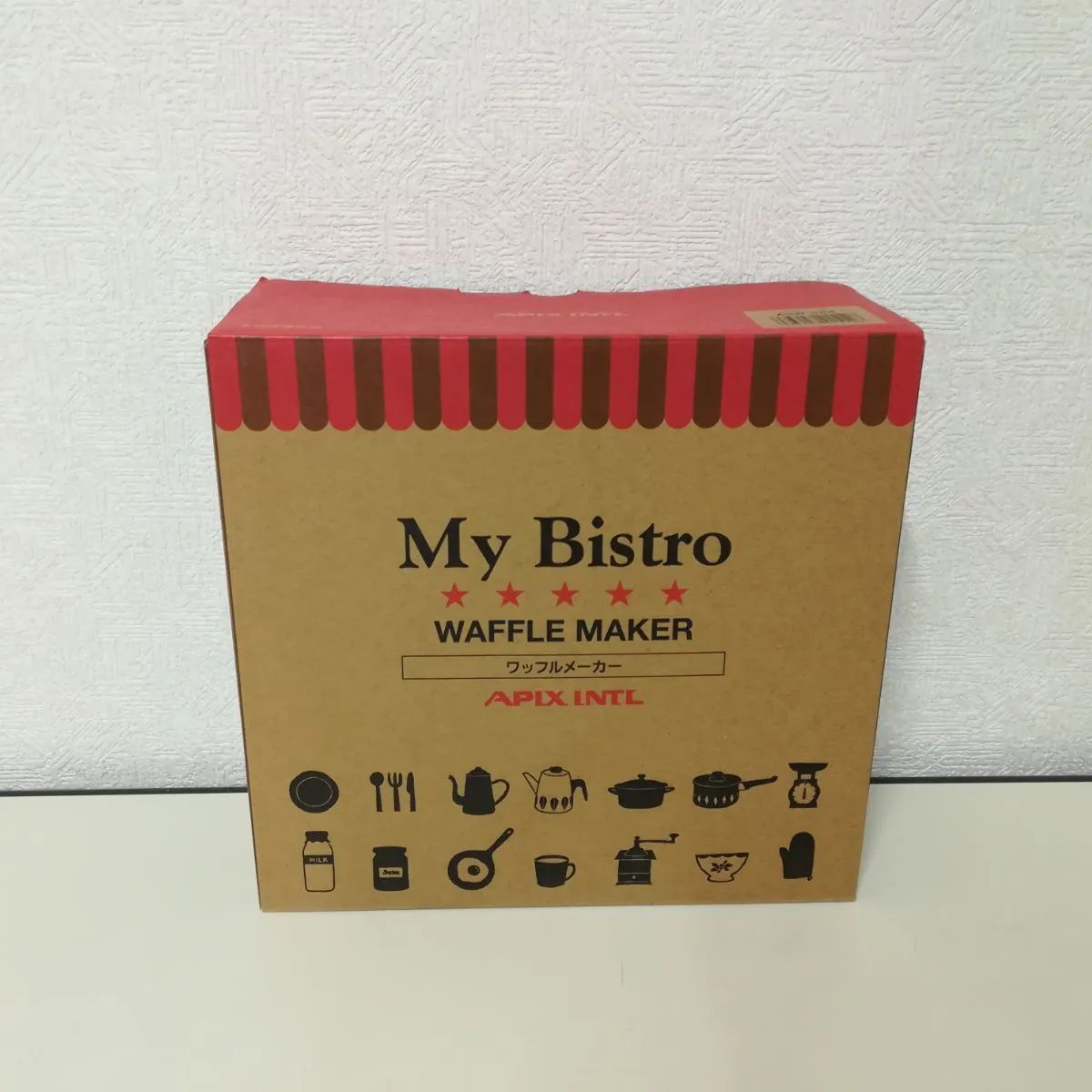 ※ 【未使用・開封品】My Bistro ワッフルメーカー ASW-284