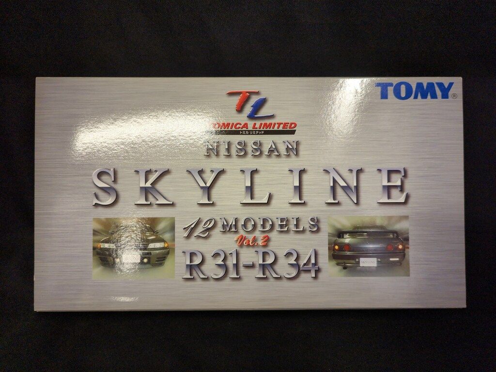 トミカNISSAN SKYLINE 12MODELS vol.2 R31-R34 TOMICA LIMITED - NISSAN SKYLINE GTR GIFT SET OF 12 R31 R32