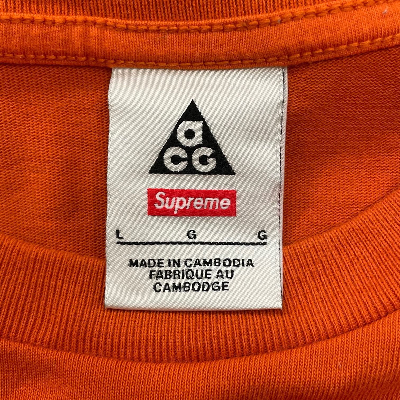 国内正規 Supreme Nike ACG Grid Tee コラボ フォトプリント Tシャツ 