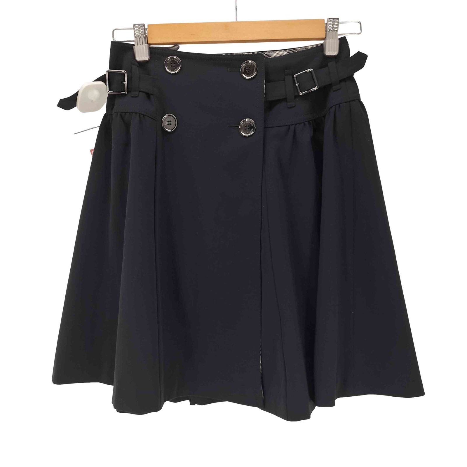 バーバリーベルト付きスカート　BURBERRYBLUE LABELスカート バーバリーブルーレーベル BURBERRY BLUE LABEL サイド バックル