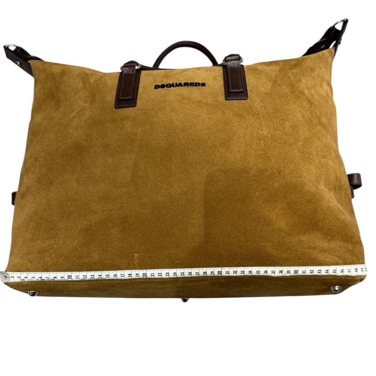 Dsquared2 ディースクエアード Bob Duffle Bag スウェードレザー