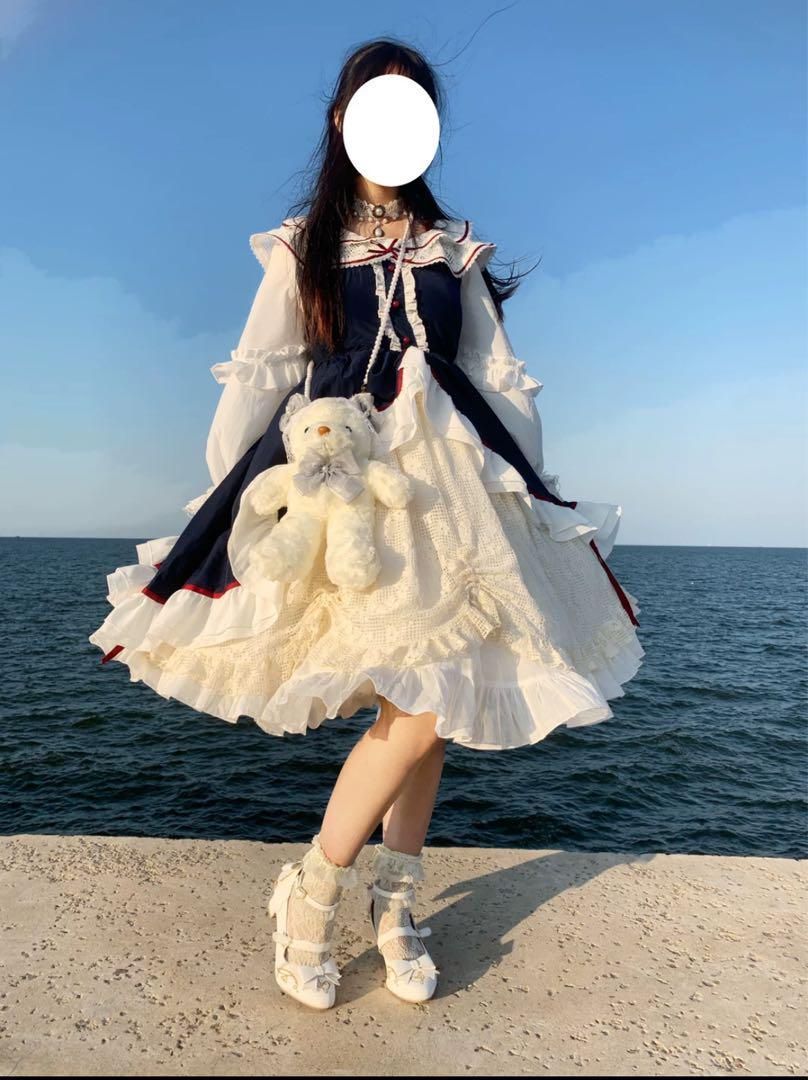 ♥ ロリータ白雪姫風ワンピース