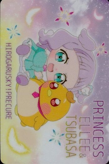 ux107 カード 映画 プリキュア 【 プリンセス エル ＆ ツバサ