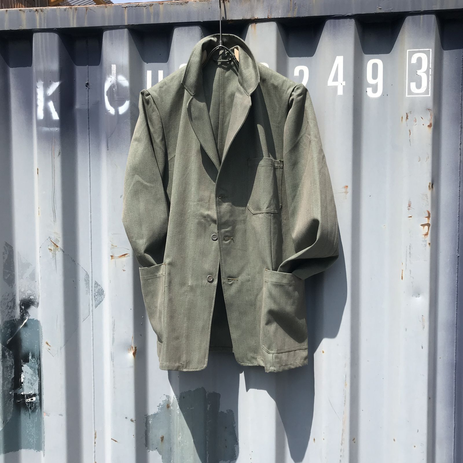 【物流センター】 中古 ミリタリージャケット スウェーデン軍 ヴィンテージ プリズナージャケット104 デッドストック ?? その他 【906】