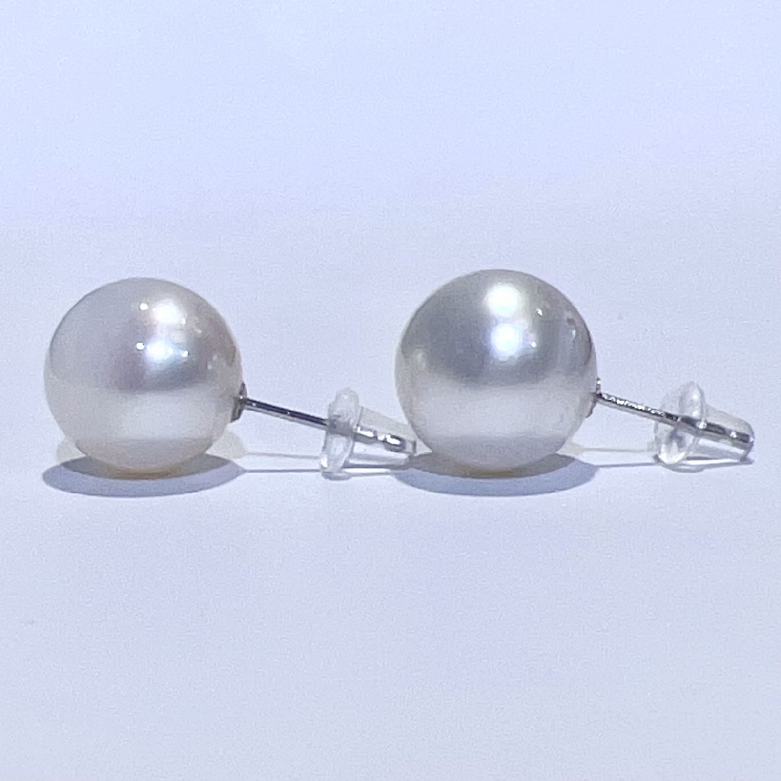 11mm珠 K18 南洋真珠 ピアス 南洋パール 白蝶真珠 白蝶パール 【公式