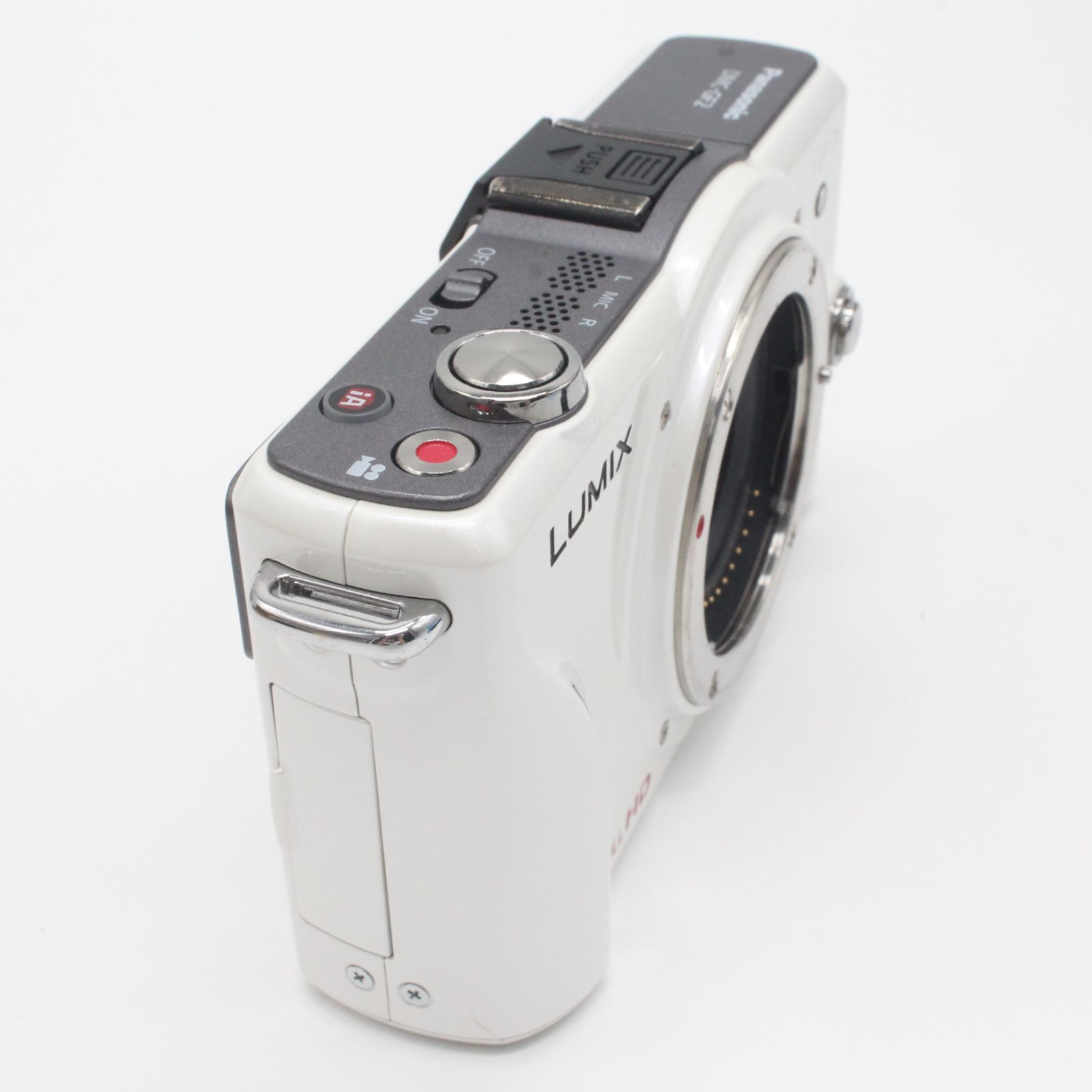 嬉しい本箱・説明書付き！□美品□ PANASONIC DMC-GF2 ボディ ホワイト 