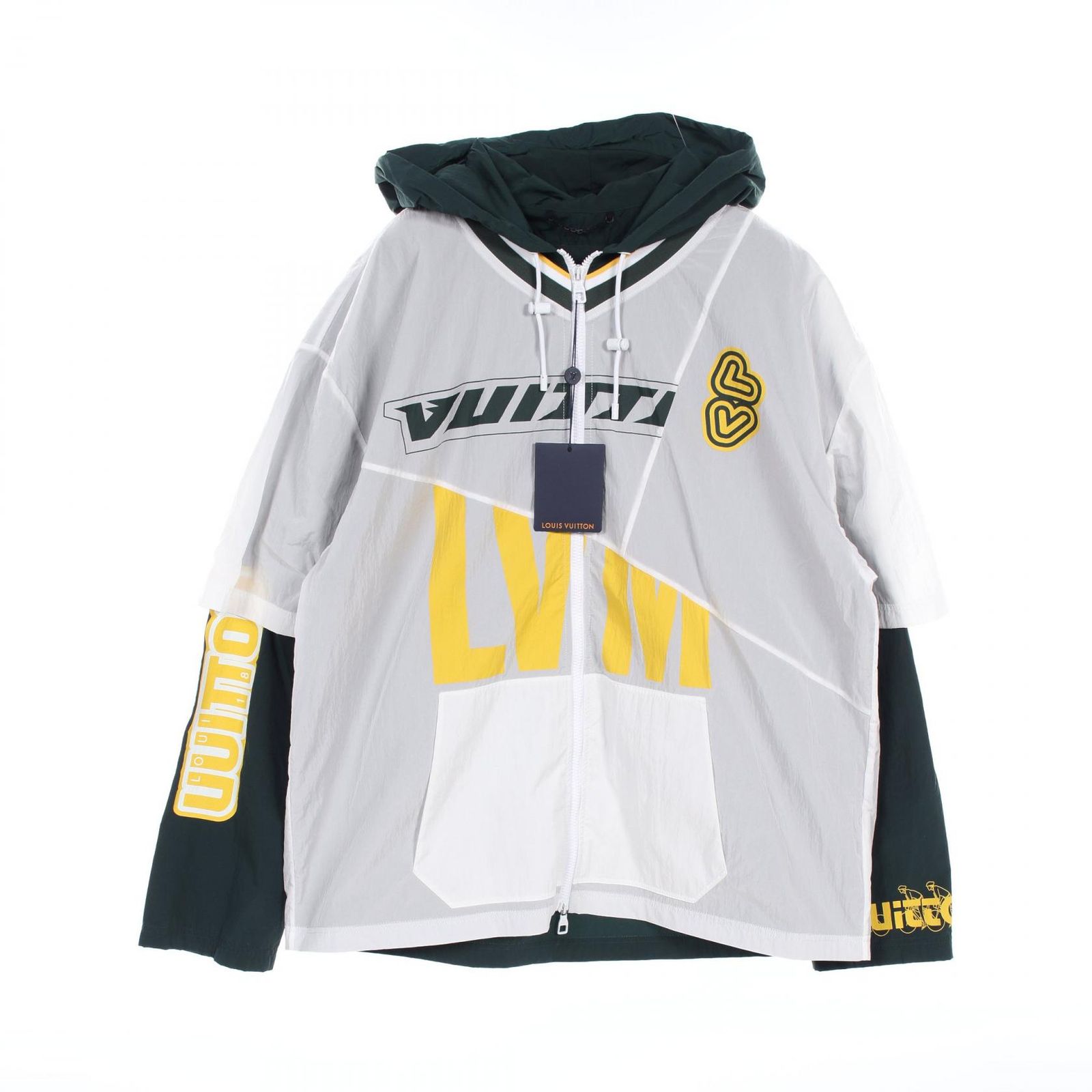 LOUIS VUITTON 美品 22aw ルイヴィトン パッチワーク ロゴ ナイロン