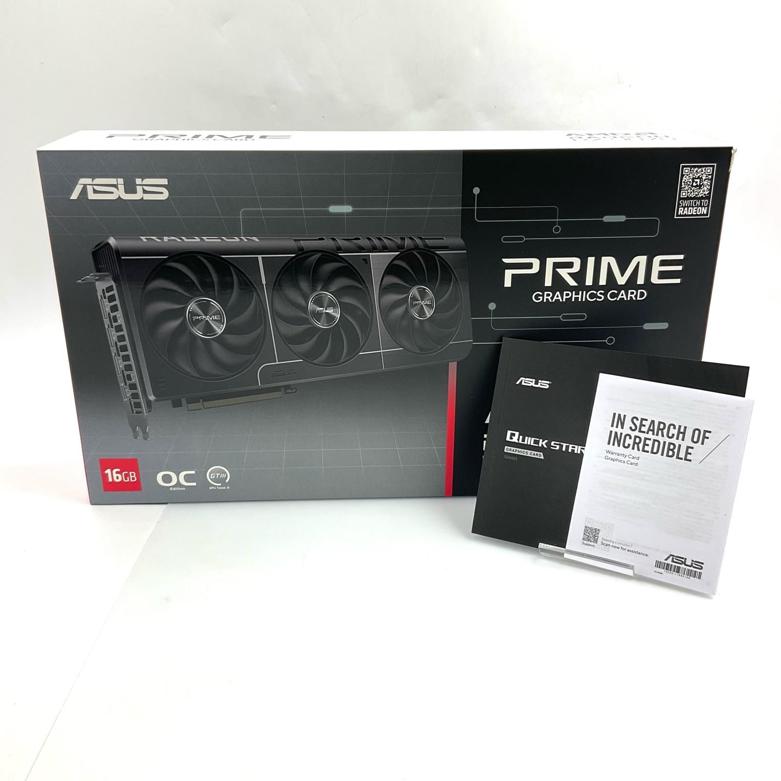 ASUS グラフィックボード AMD RADEON RX 9070 PRIME-RX9070-O16G 超美 