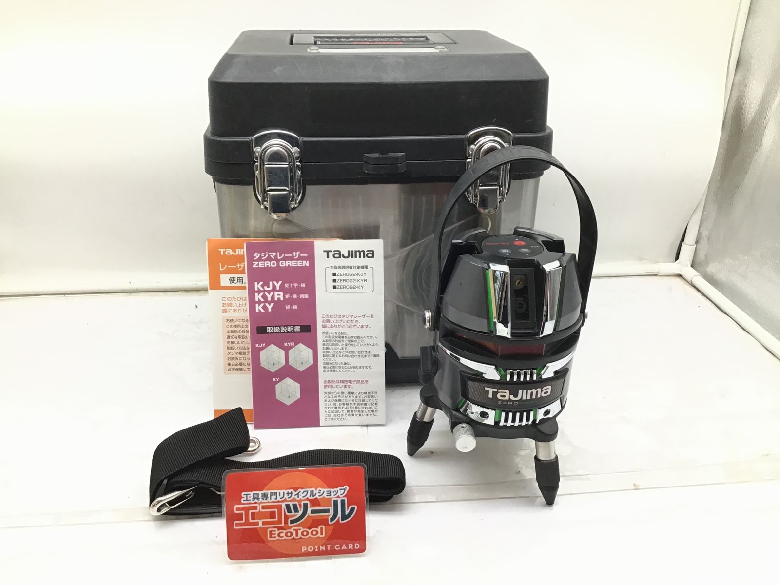 品 TAJIMA|タジマ グリーンレーザー墨出し器 ZEROGREEN KJY ZEROG2-KJY ITT99LH0B45K エコツール笠寺店 M02