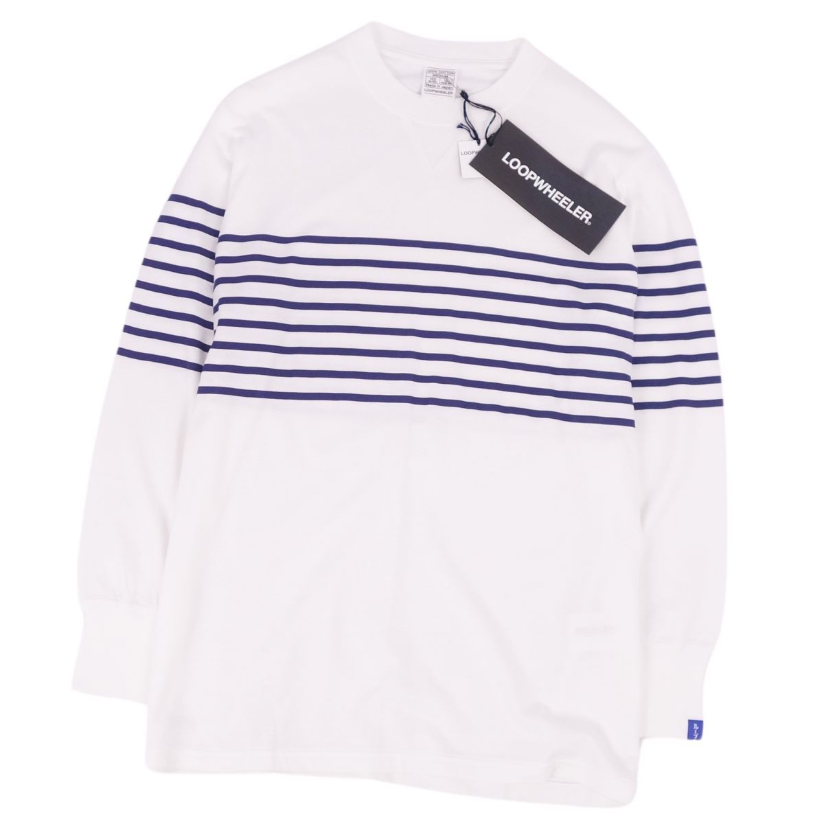極美品 ループウィラー LOOPWHEELER Tシャツ カットソー ロングスリ 
