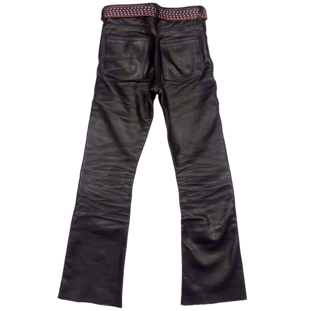 VANSON バンソン レザーパンツ 本革 W32 ブーツカット HH9606
